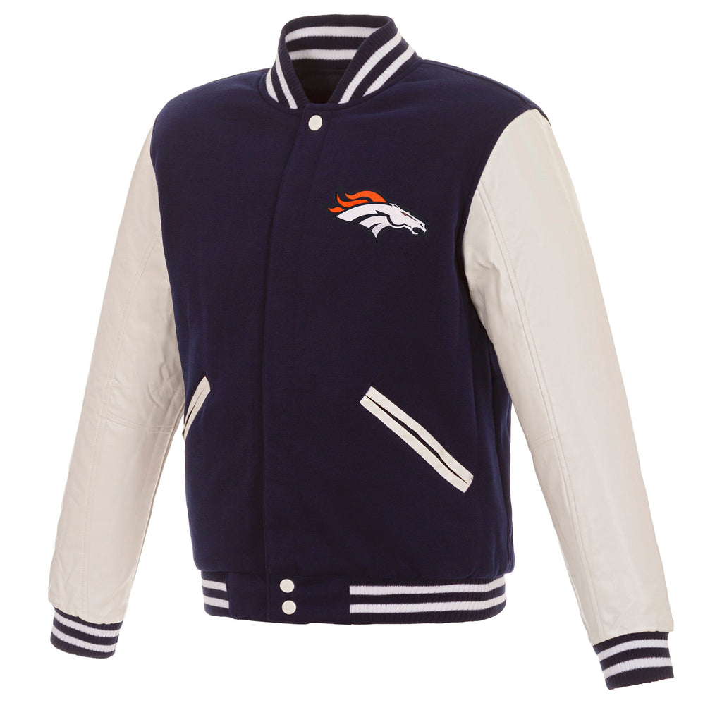Denver Broncos Reversible Varsity Jacket