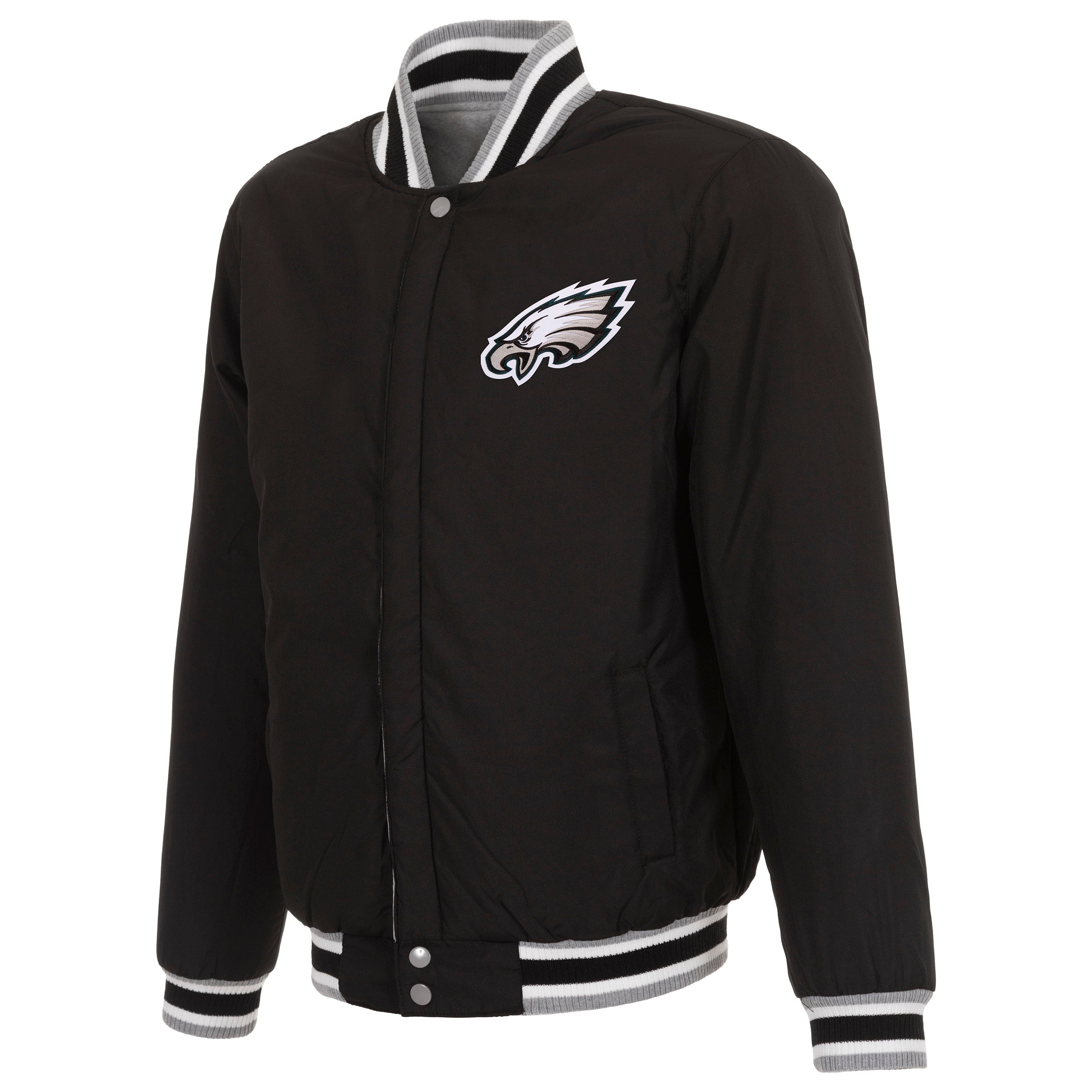 Philadelphia Eagles Reversible Two-Tone Fleece Jacket