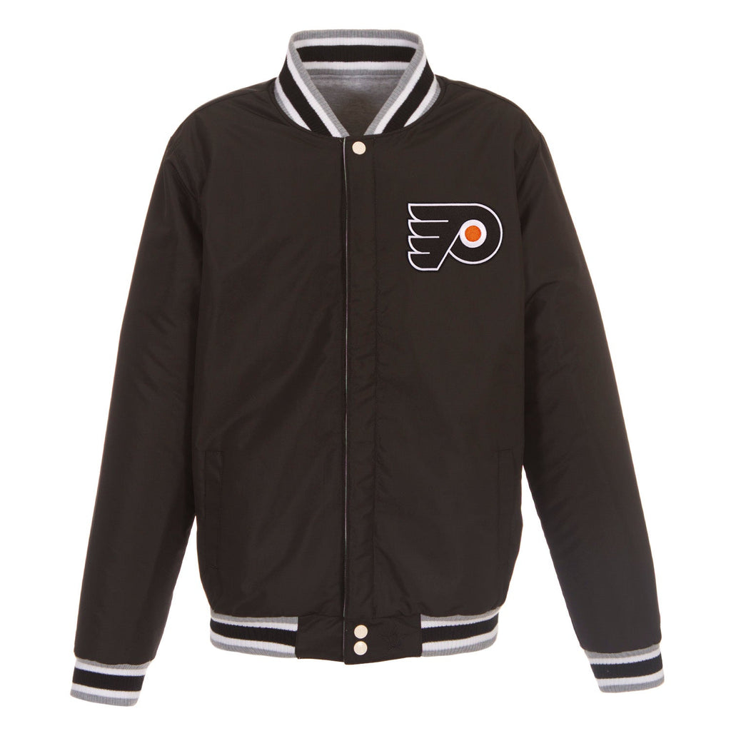 Philadelphia Flyers Reversible Two-Tone Fleece Jacket