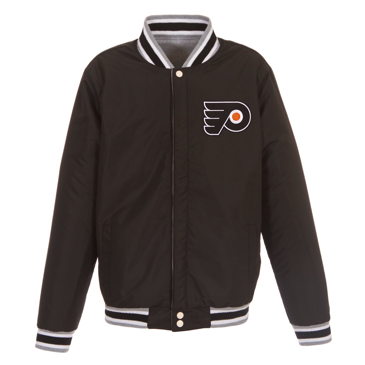 Philadelphia Flyers Reversible Two-Tone Fleece Jacket