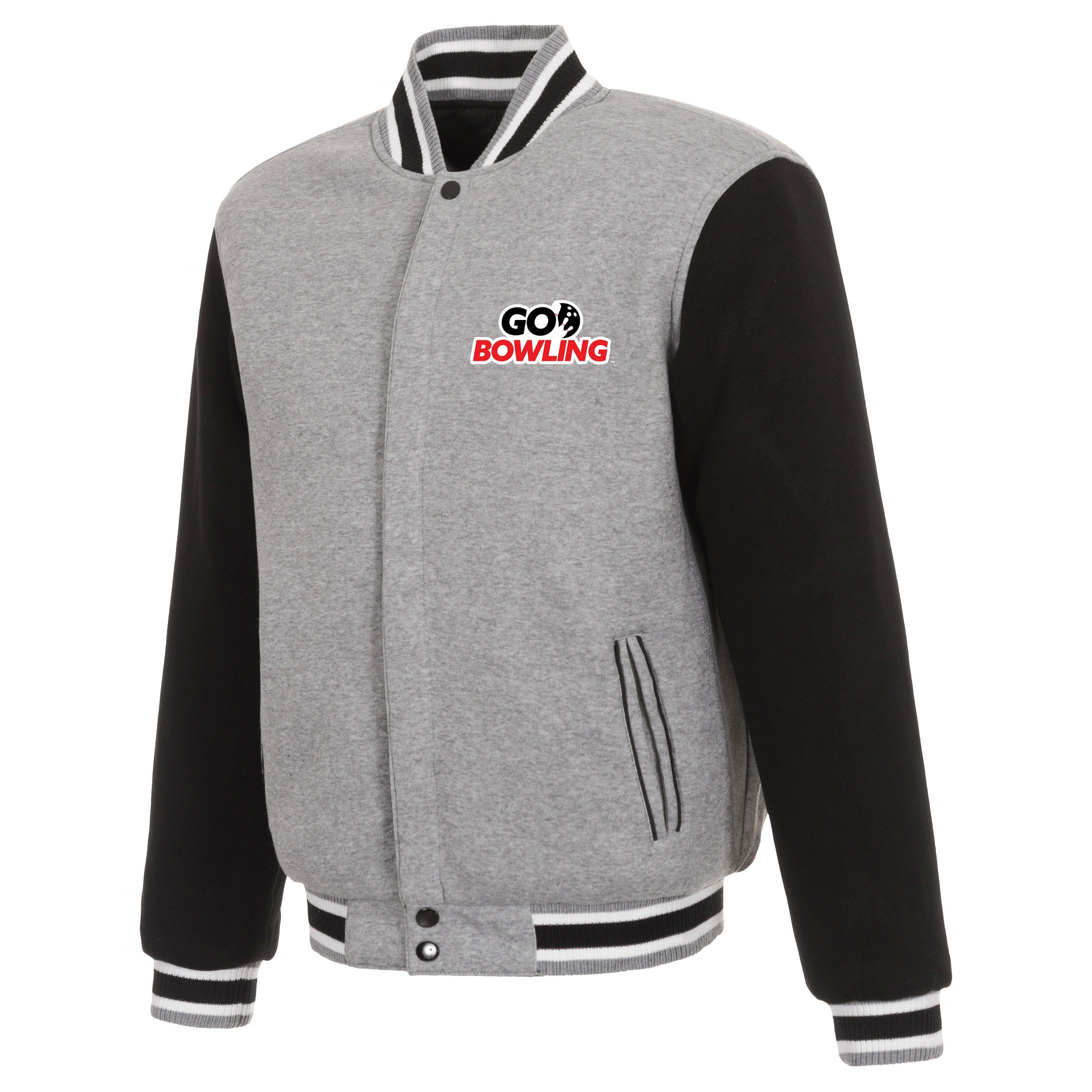 Go Bowling Reversible Fleece Jacket
