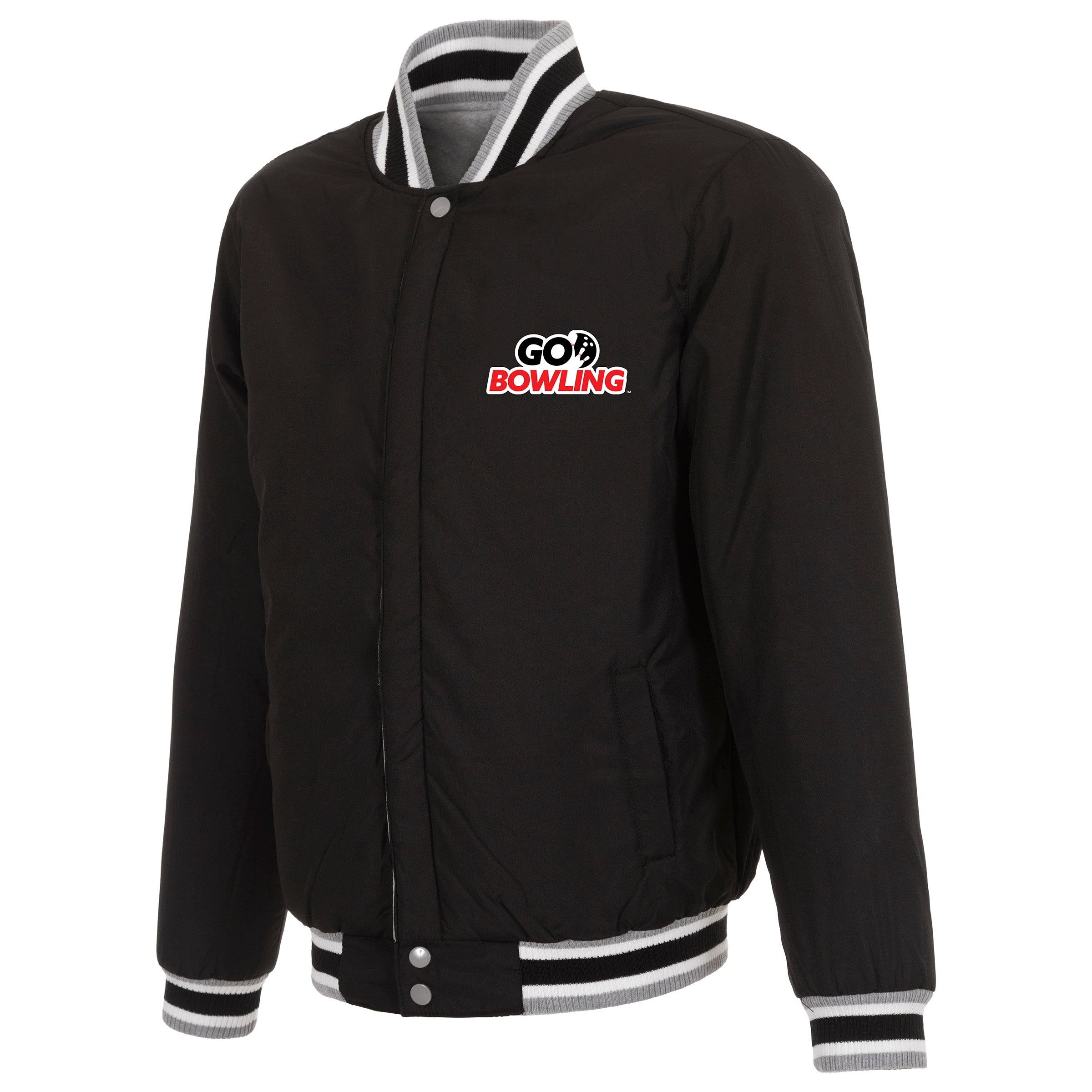 Go Bowling Reversible Fleece Jacket