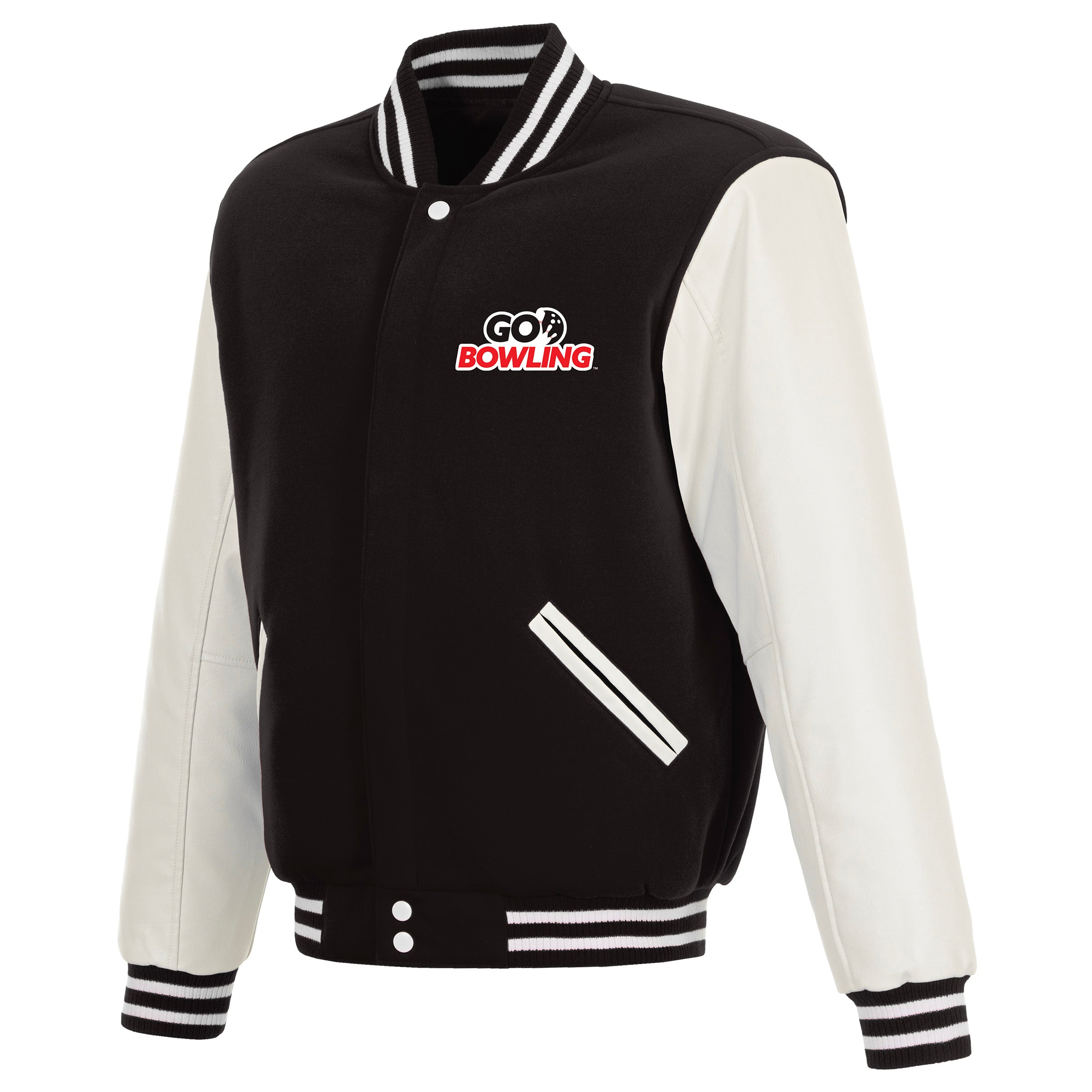 Go Bowling Reversible Varsity Jacket