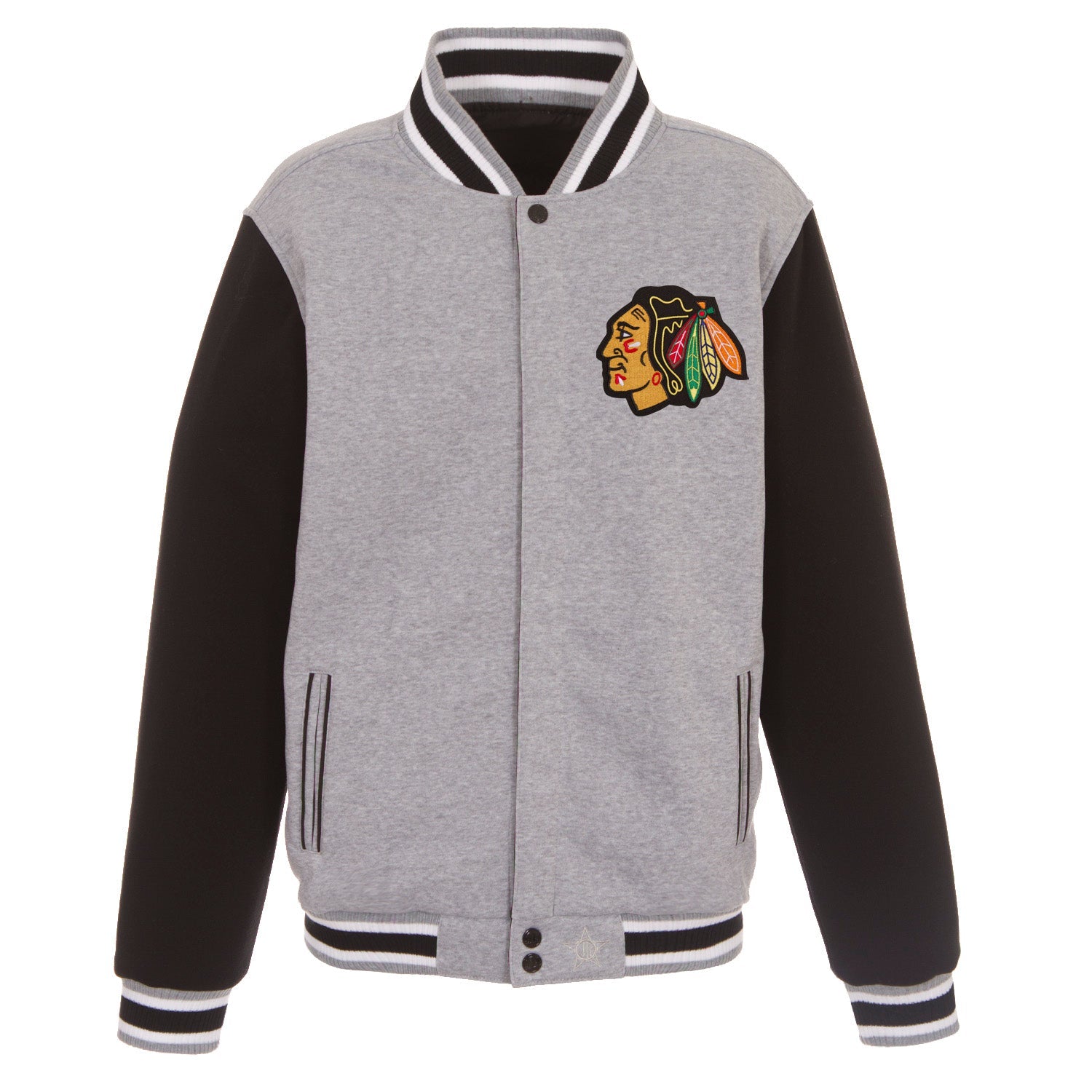 Chicago Blackhawks Two-tone Fleece Jacket