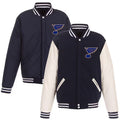 St. Louis Blues Reversible Varsity Jacket